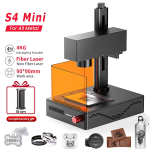 Máquina de grabado láser S4 <span class=keywords><strong>Mini</strong></span> 5W, grabador láser de fibra para joyería, anillos, pulseras, metal, plástico, marcado por lotes. - Product Image 2