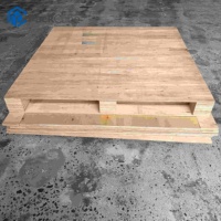 Caisse d'expédition pliable en contreplaqué, boîte en bois empilable pour l'emballage d'exportation et les équipements lourds