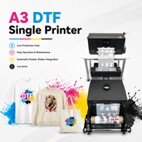 Imprimante DTF XM-301 A3 pour l'impression de t-shirts, de sweats à capuche, de chaussettes et de sacs avec système d'encre blanche et secoueur de poudre automatique
