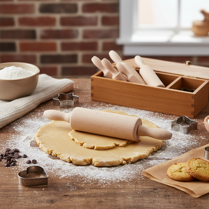 Mini mattarello Set scatola da 52 pezzi per utensili da forno e pasticceria indispensabili per la cottura e la lavorazione delle tavole da pasticceria - Product Image 3