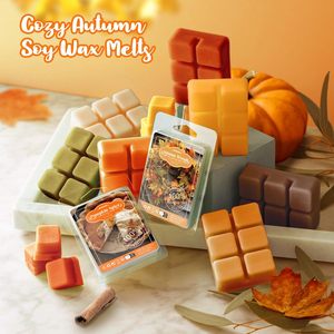Bloques de Velas Aromáticas de Cera de Soja Hechas <span class=keywords><strong>a</strong></span> Mano, 100% Orgánicas, Coloridas y Personalizadas, Decoración Moderna para el Hogar, Ecológicas, para Acción de Gracias y Navidad - Product Image 1