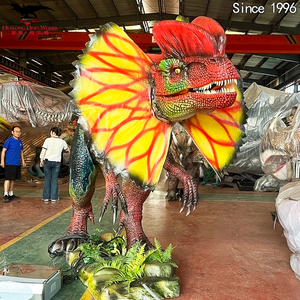 Dinosauro Animatronico Animato per <span class=keywords><strong>Parco</strong></span> <span class=keywords><strong>Divertimenti</strong></span> al Coperto per Bambini <span class=keywords><strong>con</strong></span> Costruzione in Silicone e Acciaio - Product Image 5