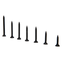 Jeu de vis pour cloison sèche noire galvanisée, 60 pièces, composants manuels en fer, kit d'outils de haute qualité disponible OEM, fournisseurs fiables