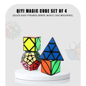 Top Venda ABS Educacional Eco-friendly Qiyi Velocidade Cube Set qiyi Plástico Janela Box Imagem Brinquedo Educacional Cubos Mágicos 3 + - Product Image 6