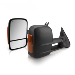 Nuevo Espejo Lateral Extensible con Señal Eléctrica para GMC C/K Pickup y Chevrolet C/K Suburban 1988-1998, Color Negro - Product Image 1