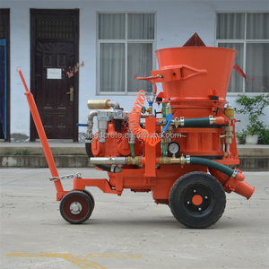 Pneumatische 5m3h trockensprühen feuerfeste schneckbeton-gunning-gunit-maschine verkauf - Product Image 6