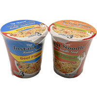 Thomas Wholesale Noodles Hot Sale Low Price Cup Ramen Noodles Soup Chinese Cup Instant Noodles 65g