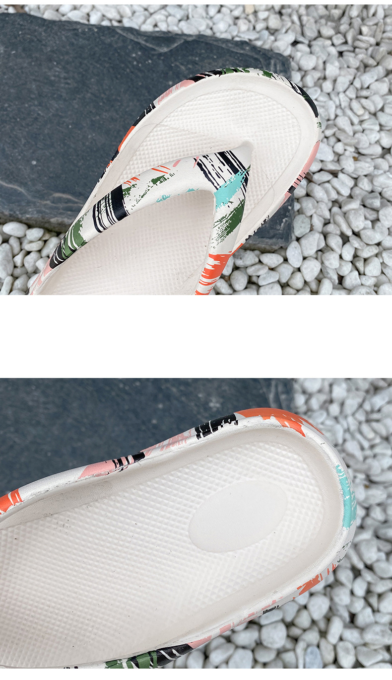 OEM Flipflops Custom Logo Men EVA Casual Slippers Soft Women Flip Flops