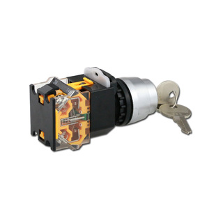 YHBS-38-R22ZK Knob Switch 10A with Key 22mm Hole Diameter IP65 Rated ABS Material 50000 Cycle Life Shipping Not Included - Product Image 6