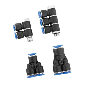 Accesorios neumáticos PBT de 8, 10 y 12mm, codo de rosca de ángulo recto macho de alta calidad, Conector de tubo de manguera de aire neumático de plástico de un toque - Product Image 4