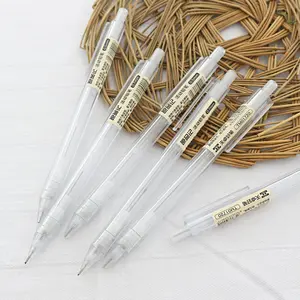 0.5 0.7mm otomatik kalem hiçbir baskı rüzgar japon şeffaf buzlanma çubuk movablepencil öğrenciler yazmak