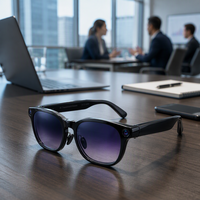 Lunettes de traduction IA avec caméra 8MP, appels, contrôle tactile et chargement Type-C