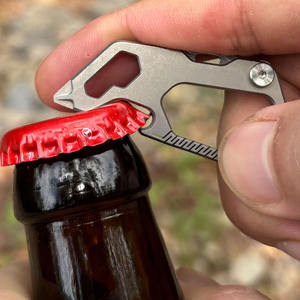 LFEDC Cadeau de haute qualité pour père ou petit ami, mousqueton multi-outils portable en alliage de titane <span class=keywords><strong>T6</strong></span> pour hommes - Product Image 3