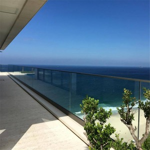 Profil <span class=keywords><strong>de</strong></span> balustrade en verre trempé <span class=keywords><strong>de</strong></span> 12 mm d'épaisseur, en aluminium et acier inoxydable, avec canaux en U, système <span class=keywords><strong>de</strong></span> garde-corps <span class=keywords><strong>pour</strong></span> escalier et <span class=keywords><strong>jardin</strong></span> - Product Image 2