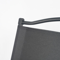 Chaise pliante en acier inoxydable pour salle à manger en plein air, salon, entrepôt, chambre à coucher, cuisine, bois Oxford imperméable pour jardin
