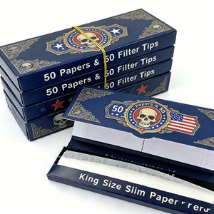 Papel de Liar Manual de Estilo Moderno Personalizado con Filtros y Grinder, Diseño Personalizado, Tamaños 110x44mm y 78x44mm, OEM/ODM Disponible - Product Image 2