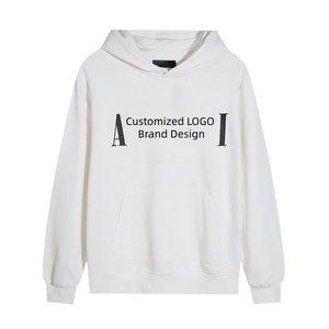 <span class=keywords><strong>Felpa</strong></span> Unisex Trendy <span class=keywords><strong>Ami</strong></span> Men con Logo IRI, Giacca con Effetto Schizzi d'Inchiostro e Graffiti, 100% Cotone Invernale - Product Image 3