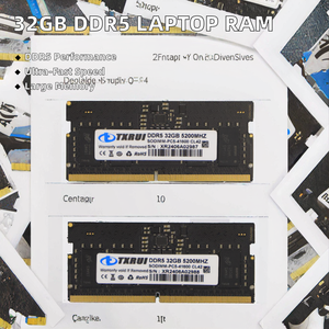 Mémoire RAM DDR5 32 Go Sodimm 1,1 V 5200 MHz 5600 MHz 6000 MHz pour ordinateur portable et de bureau - En stock - Product Image 2
