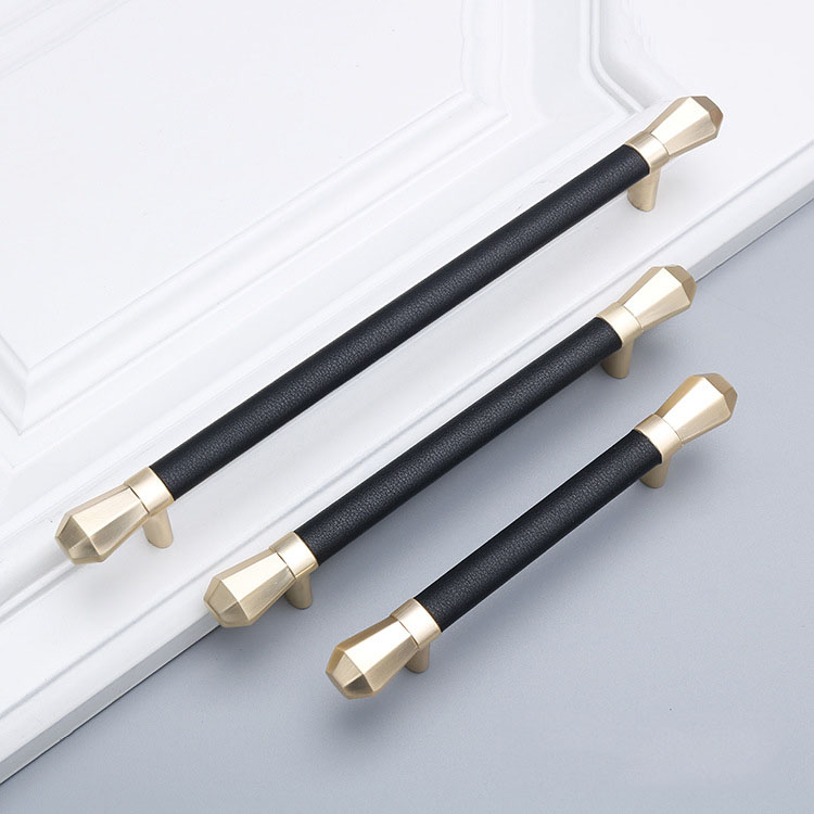 American Hardware Home Zinc Alloy Handle Kitchen Cabinet Black Handle Drawer Handle