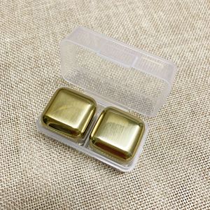 Vente en gros de glaçons carrés en acier inoxydable et pierre de glace dorée réutilisable avec service personnalisé Accessoires de vaisselle - Product Image 2