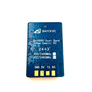 Receptor de Control Remoto para Dron BAYCK Shell 900/2400 C3 de Doble Banda GeminiRX 100mw para Aeronaves de Ala Fija, Compatible con <span class=keywords><strong>Mavic</strong></span> <span class=keywords><strong>Mini</strong></span> 2 4K, de Plástico - Product Image 3