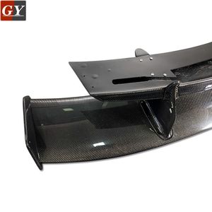 Aile arrière de STYLE ST2 TOP <span class=keywords><strong>SECRET</strong></span> en FIBER de carbone avec. LAMPE (TRONC BASE = CF) -HAUT MONT SPEC POUR NISSAN 08-16 R35 RTM - Product Image 5