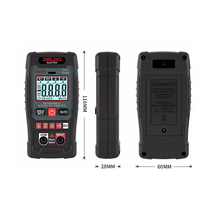 Multimeter DELIXI DEM12 Baru dan Asli, 0.8 - 600V, 10A, Portabel