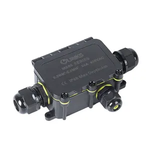 M686-3 PC Hot sale best quality IP68 waterproof junction box small with cable gland