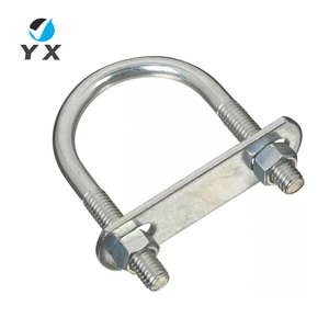 Pernos en U de Alta Calidad, Pernos Dobles en U M10 <span class=keywords><strong>M12</strong></span> M16 de Acero al Carbono, Acero Galvanizado y Aluminio para Uso Industrial - Product Image 1
