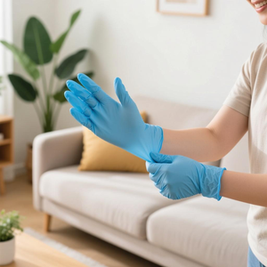 Guantes de Látex Resistentes a Pinchazos, Sin Polvo, Desechables, Hipoalergénicos, <span class=keywords><strong>para</strong></span> Exploración Médica, Caja de Guantes de Látex - Product Image 5