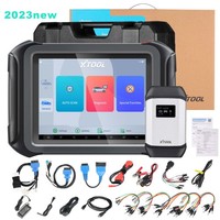 Tableta de diagnóstico de vehículos eléctricos XTOOL D9EV compatible con DoIP y para T-e-s-l-a para la detección de paquetes de batería de la B-Y-D
