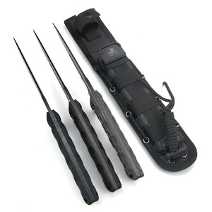 Nouveau <span class=keywords><strong>couteau</strong></span> droit en acier D2 de haute qualité <span class=keywords><strong>couteau</strong></span> multifonctionnel de survie de camping en plein air - Product Image 4