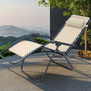 عرض خاص كرسي تخييم محمول قابل للطي مع وسادة قابلة للإزالة وأثاث حدائق خارجي مزدوج للشاطئ أو الحديقة - Product Image 3