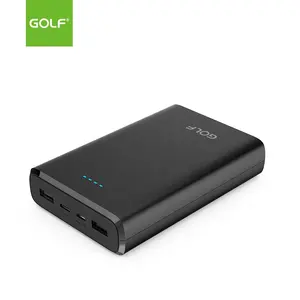 गोल्फ 21700 बहुलक बैटरी मोबाइल फोन चार्जर कारखाने अनुकूलित एलईडी प्रकार सी दोहरी यूएसबी पोर्टेबल बिजली बैंक 16000mah के लिए लैपटॉप