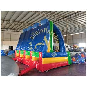 4 ב 1 קרנבל מתנפחים לזרוק ספורט בחוץ משחקי ספורט חומר pvc חומר רוגבי כדורגל ילדים מסיבה - Product Image 4