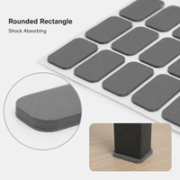 Service de découpe sur mesure de patins en caoutchouc EVA silicone à double revêtement, de forme et d'épaisseur personnalisées, pour applications industrielles