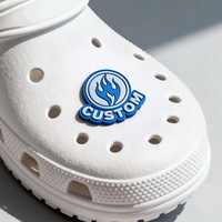 Vente en gros de chaussures avec logo de sport personnalisé, breloques pour décoration de lacets de chaussures, boucle, accessoires personnalisés, vente en gros, logo personnalisé