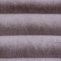 Chine Gradient Doublure Imprimé Stripe Cut Faux Tissu De Fourrure De Vison Pour Manteau De Fourrure De Luxe Minky Tissu Fabricants