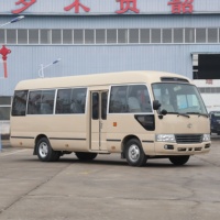 Bus de transport urbain d'occasion, petit et compact, 30-35 places, modèle Coaster, fabriqué au Japon en 2016