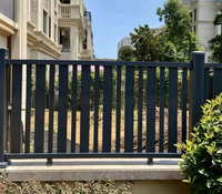 Balustrade de terrasse en aluminium pour villa, balustrade de balcon traditionnelle sans soudure, garde-corps d'escalier pour bâtiment résidentiel haut de gamme