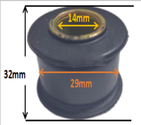 Silentbloc de suspension en polyuréthane personnalisé, silentbloc de barre stabilisatrice, amortisseur en PU, tampon en caoutchouc pour bus et camion