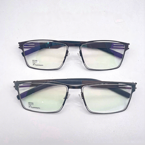 Montures de lunettes IC Style AR308 ultra-fines et légères en <span class=keywords><strong>verre</strong></span> bio-acier, protégeant les yeux <span class=keywords><strong>contre</strong></span> <span class=keywords><strong>la</strong></span> fatigue <span class=keywords><strong>bleue</strong></span>, pour hommes et femmes - Product Image 1