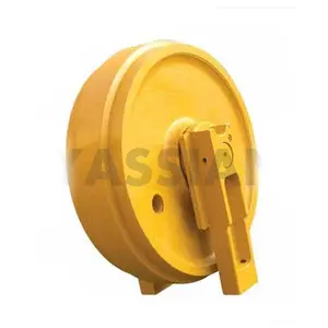 Kubota escavadeira dianteira idler, peças de subcarro, escavadeira idler sk320 máquina dianteira idler rolo u15 U15-3S u35 u45 u50