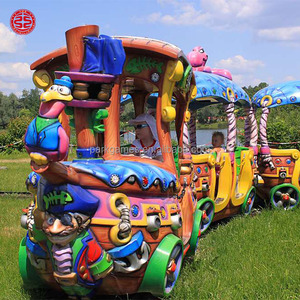 Attrezzature per Parchi Divertimento all'Aperto per Bambini, Trenino Elettrico con Binari in Vendita - Product Image 2