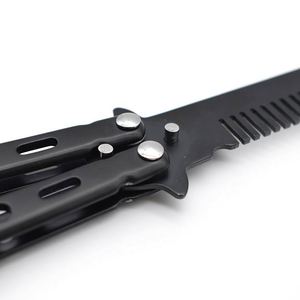 Herramienta de Entrenamiento para Principiantes, Peine Plegable de Metal, Peine de Mariposa de Acero Inoxidable para Viajes - Product Image 6