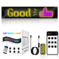 X-7SEVEN Anpassbare App-programmierbare LED-Autoschilder USB 5V Laufschrift-Lichtmatrix-Panel für Ladendekoration