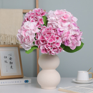 Flores de Hortensia Artificiales Ruilisi, Color Morado y Rosa Claro, de Plástico y Seda, Decoración para el Hogar, Accesorios para Bodas - Product Image 4
