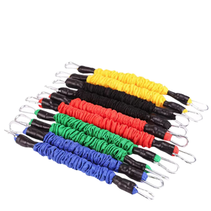 Conjunto de Faixas de Resistência de Borracha Latex WeRich - Braçadeiras para Tornozelos, Tubos de Treinamento para Glúteos e Pernas (Em Lote) 15lbs Ecológicas - Product Image 1
