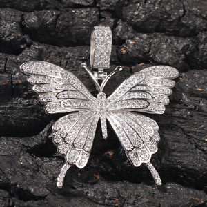 Butterfly Choker <b>Necklace</b> for Women Hip Hop Micro Paved <b>Statement</b> Fashion Jewelry - Product Image 3