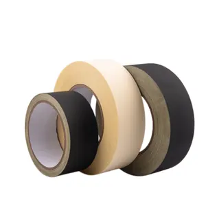 0.12mm 0.22mm Thickness Customized Fire Retardant High Temperature Resistant Black Electrical Acetate Tape